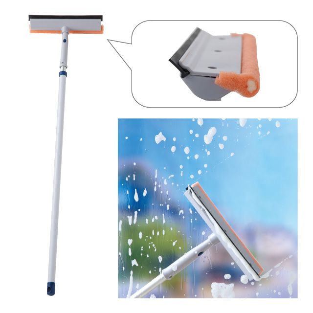 ＤＣＭ ロング伸縮自在ポール付き グラスワイパー