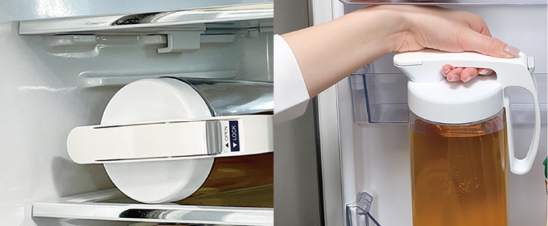 縦にも横にも置ける！熱湯もOK