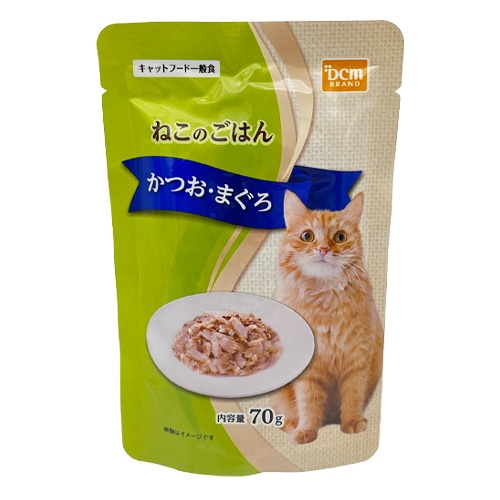 ＤＣＭ ねこのごはんパウチ70ｇ