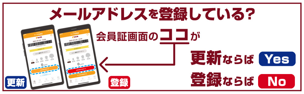 メールアドレス登録してる？