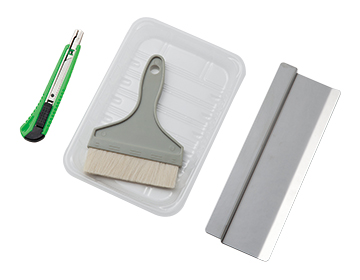 ＤＣＭ 障子紙貼替道具セット 4点セットのり貼り用