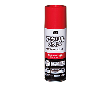DCM　アクリルスプレー レッド
