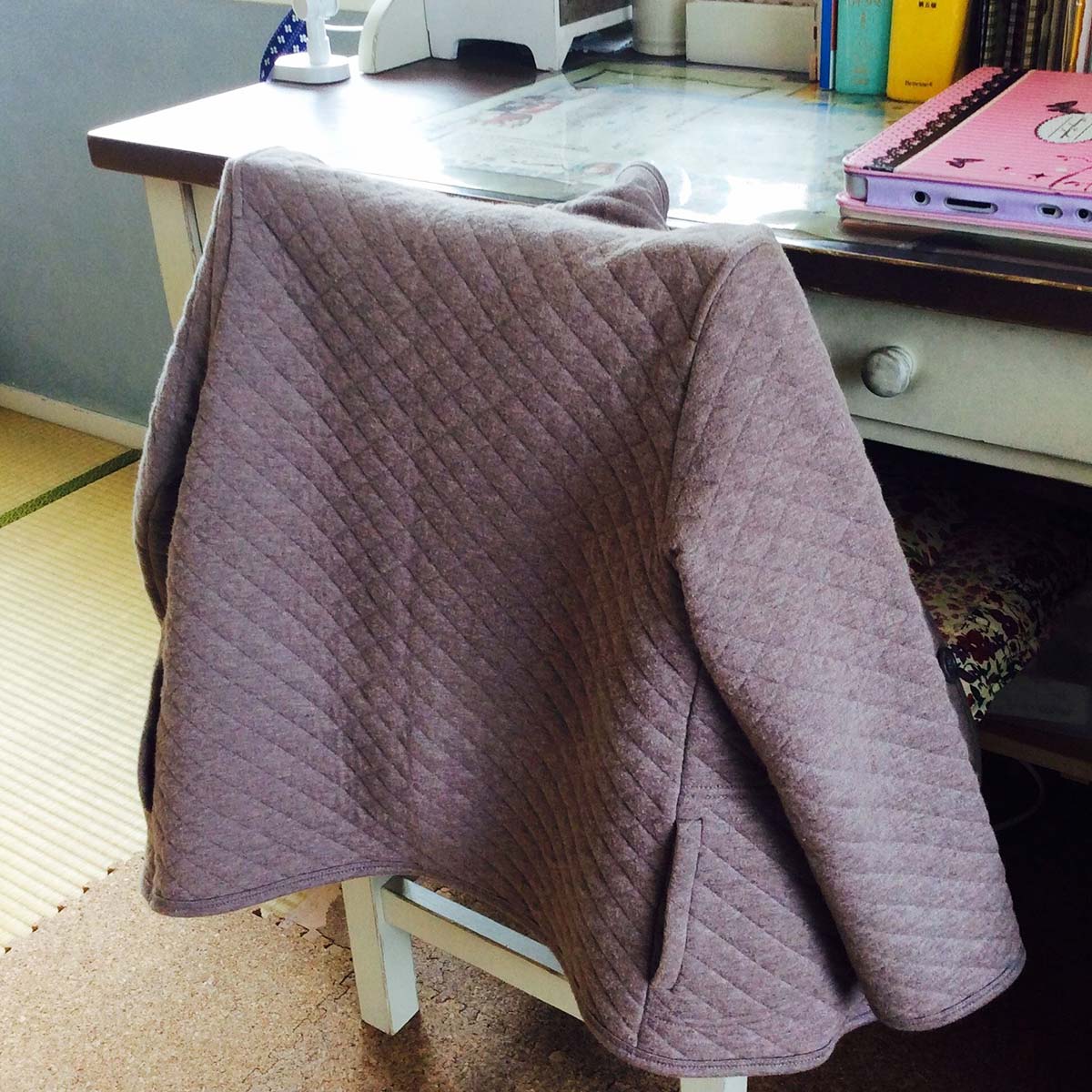 学習机の椅子にかける