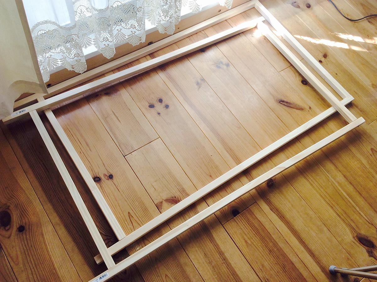 ２つの木枠完成