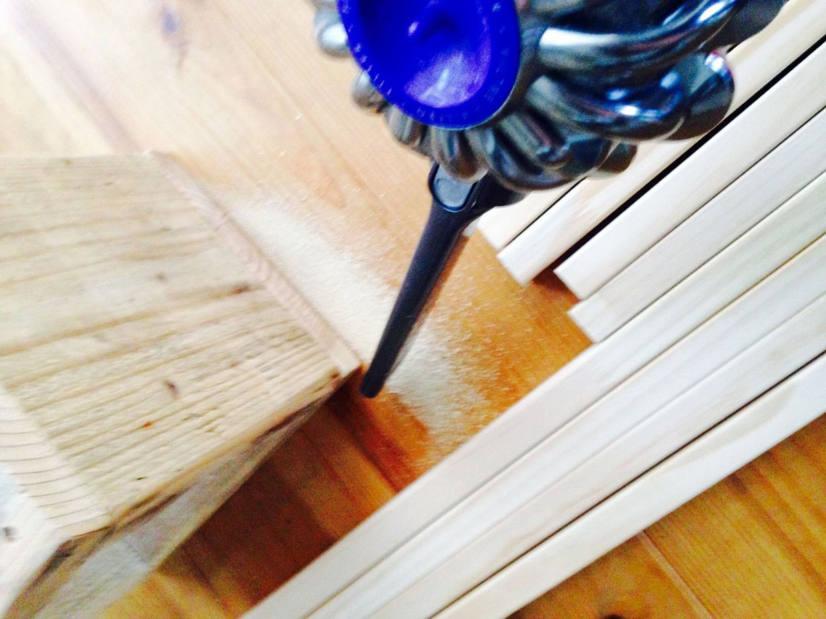 木っ端はその都度掃除