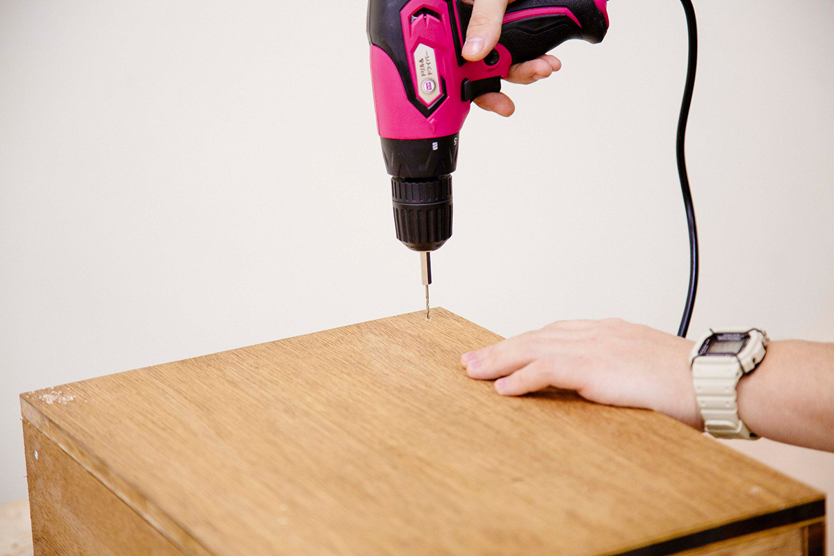 ウッドボックスの底板を作る