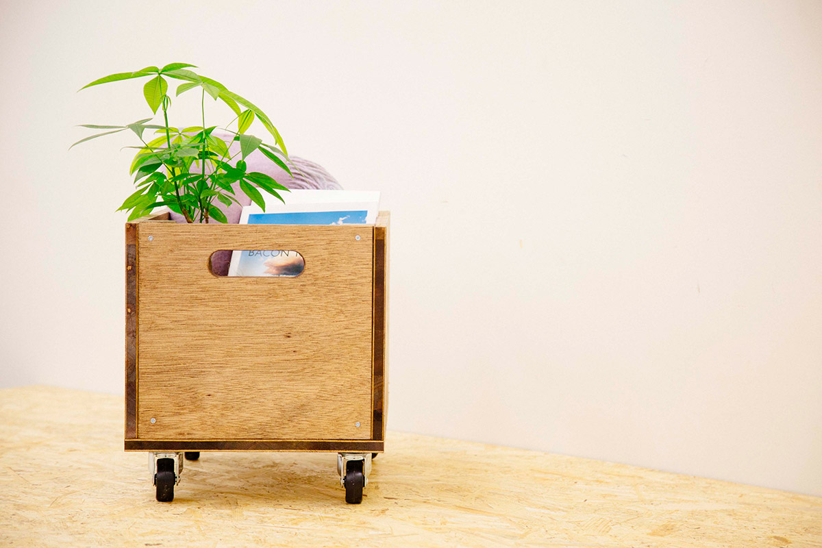 リビングに置いて片付け完了