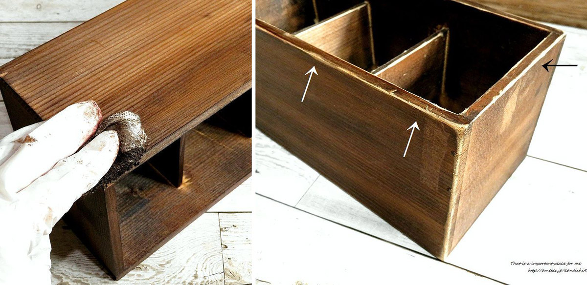 ヤスリで削りをかける