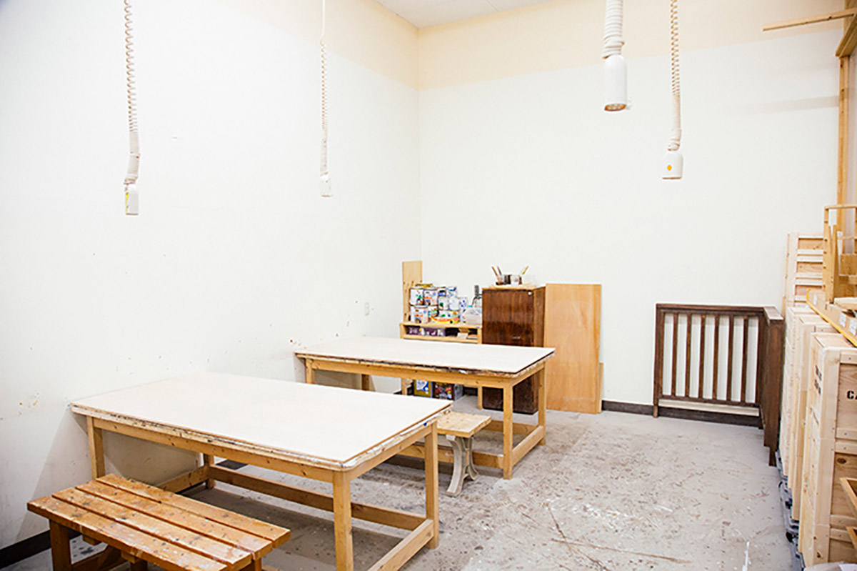 お客様用のDIYスペース