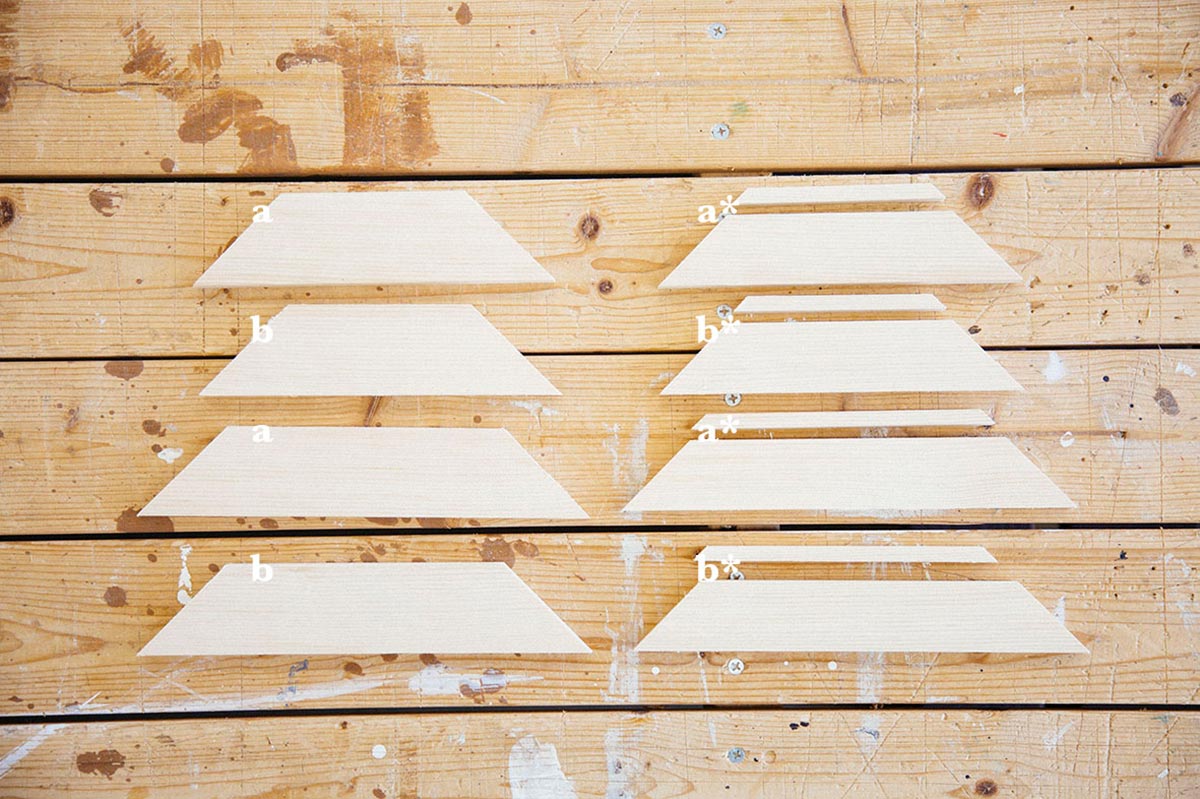 カットした木材