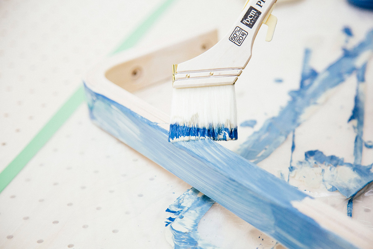 ミルクペイントを塗装