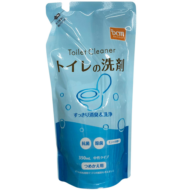 ＤＣＭ トイレの洗剤 つめかえ用 350ml