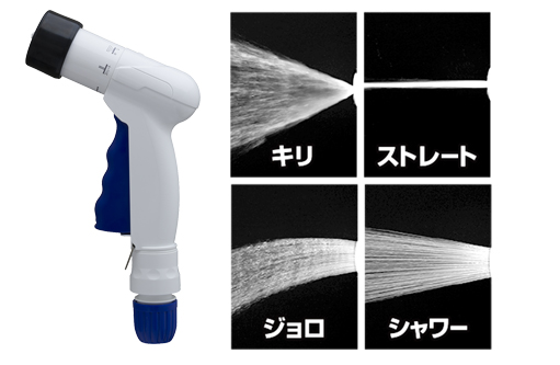 握った分だけ水が出る、シンプルノズル
