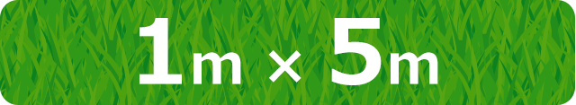 ＤＣＭ 防草・透水 人工芝 １ｍ×５ｍ