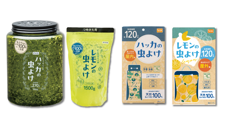 ＤＣＭ ハッカの虫よけ、レモンの虫よけ