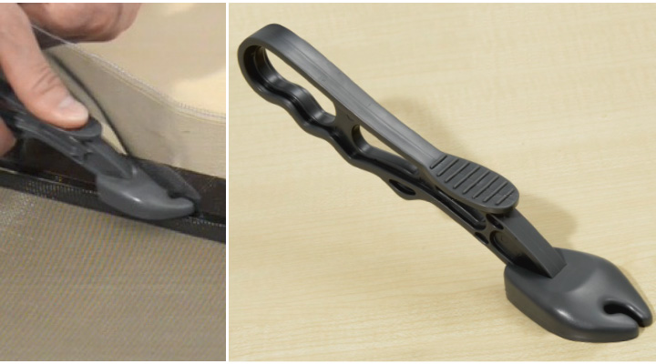 網戸専用カッターの使い方