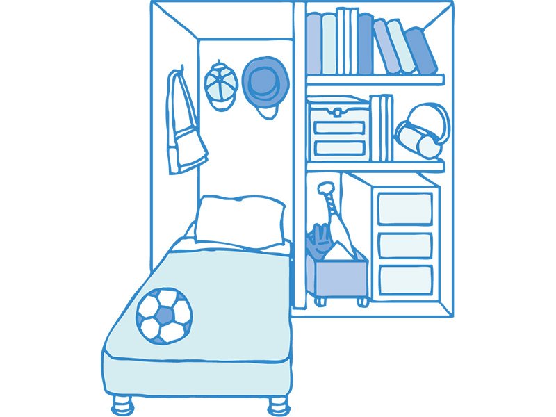 DIY例その3（ベッドを合わせたプラン）