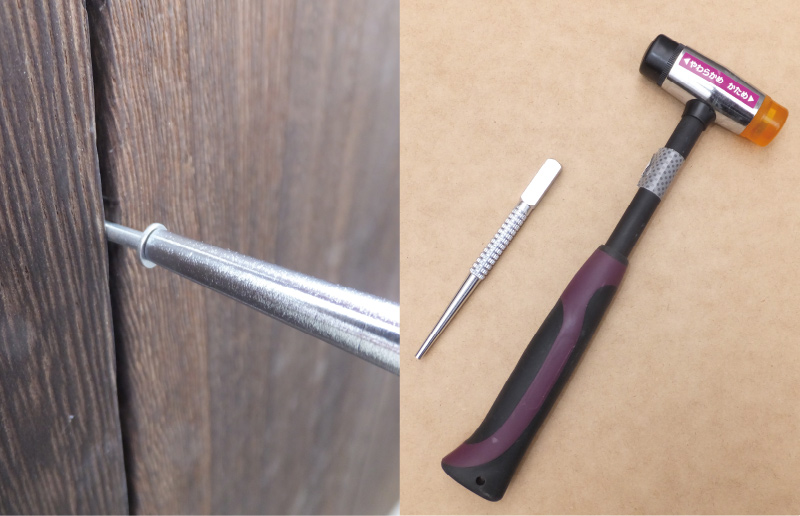 壁のヒビ割れや穴を補修し、古い塗料はしっかり落とします。