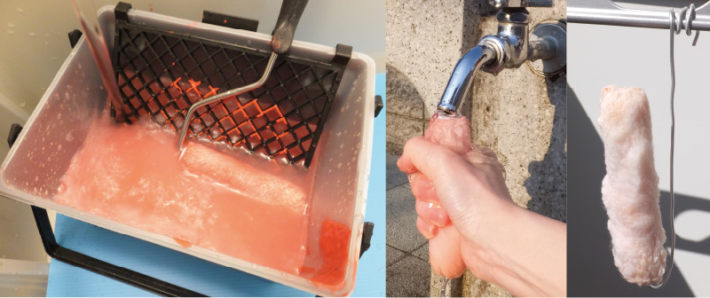 ローラーの後始末