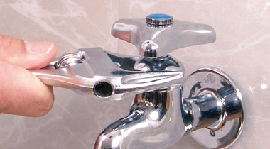 吐水口からの水もれ