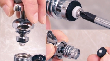 吐水口からの水もれ