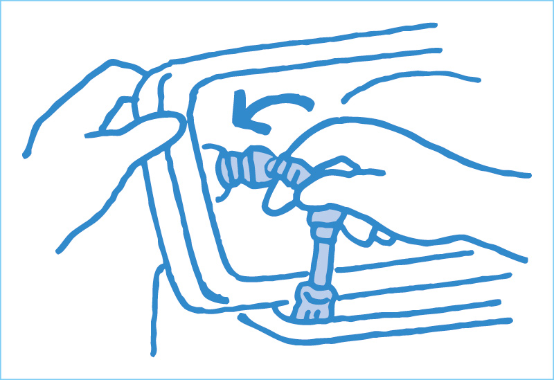 手洗い付きタンクの外し方