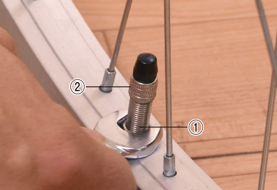 タイヤチューブのメンテナンス