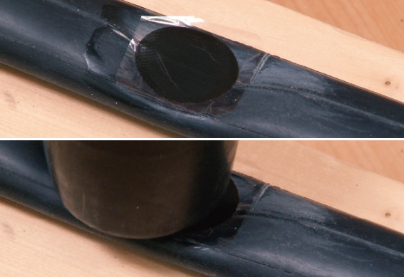 タイヤチューブのメンテナンス