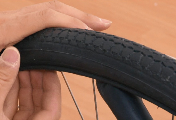 タイヤチューブのメンテナンス