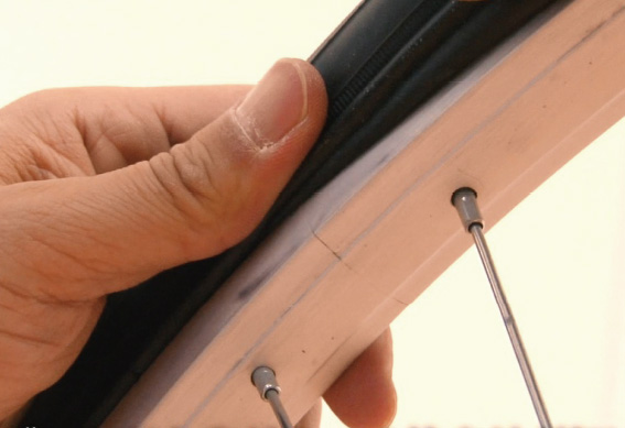 タイヤチューブのメンテナンス