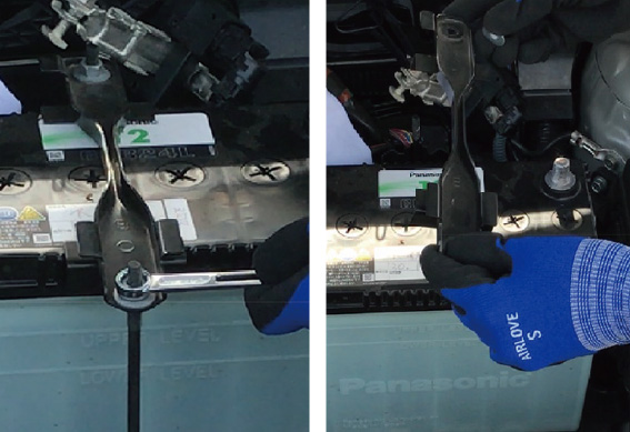 バッテリーの交換方法