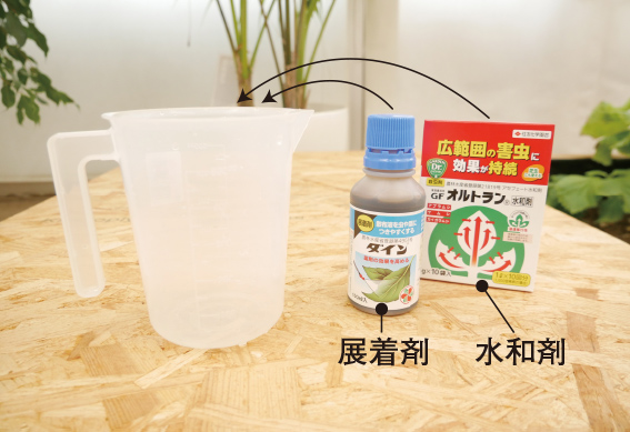 水和剤の薄め方