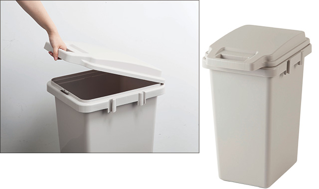 パッキン付でニオイもれを防止