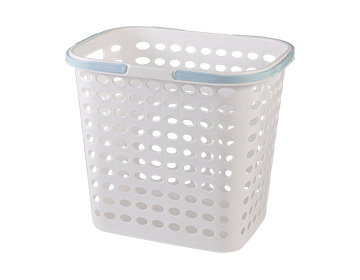 ＤＣＭ ランドリーバスケット L ホワイト