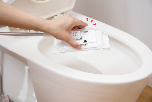 片手で簡単にシートが捨てられる