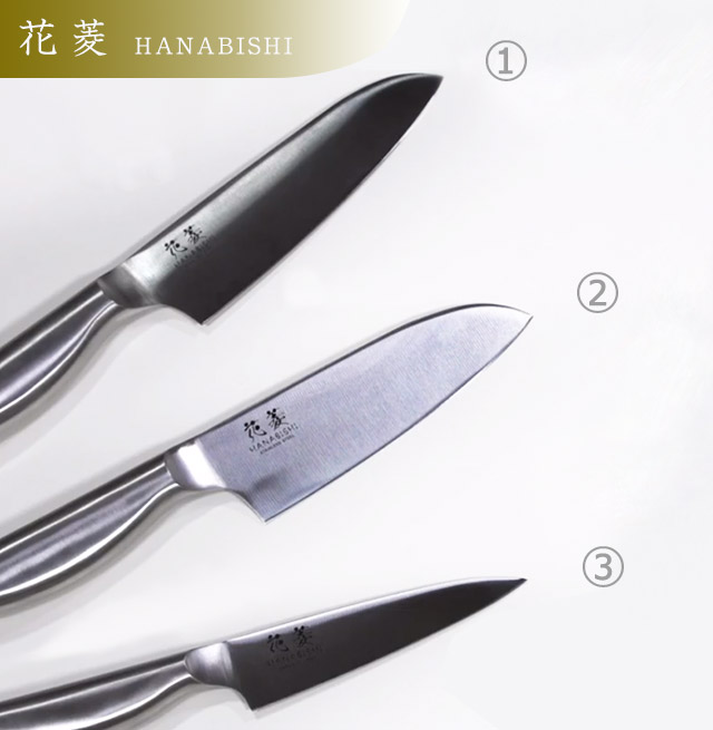 ＤＣＭ オールステンレス包丁　花菱