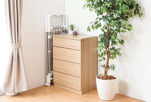 使わない時はコンパクト収納