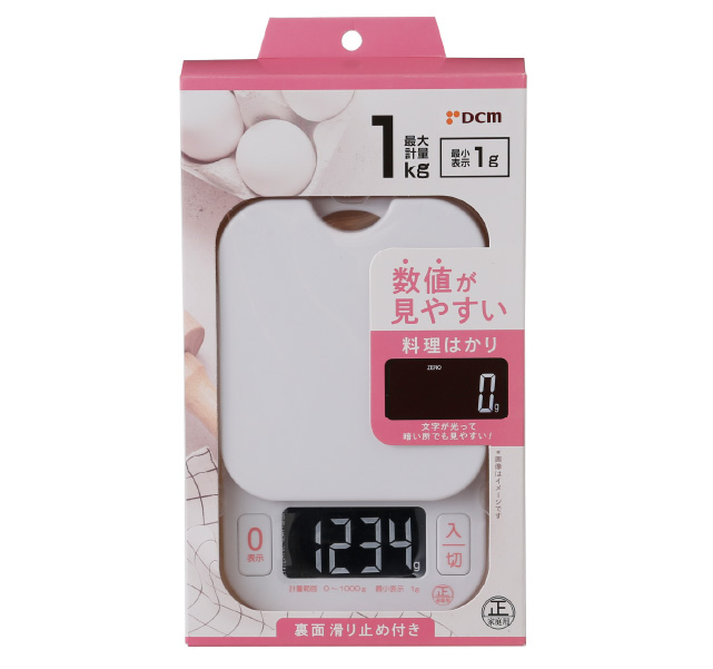 ＤＣＭ 数値が見やすい料理はかり ｜ 商品紹介 ｜ ＤＣＭ