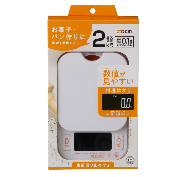 ＤＣＭ 数値が見やすい料理はかり