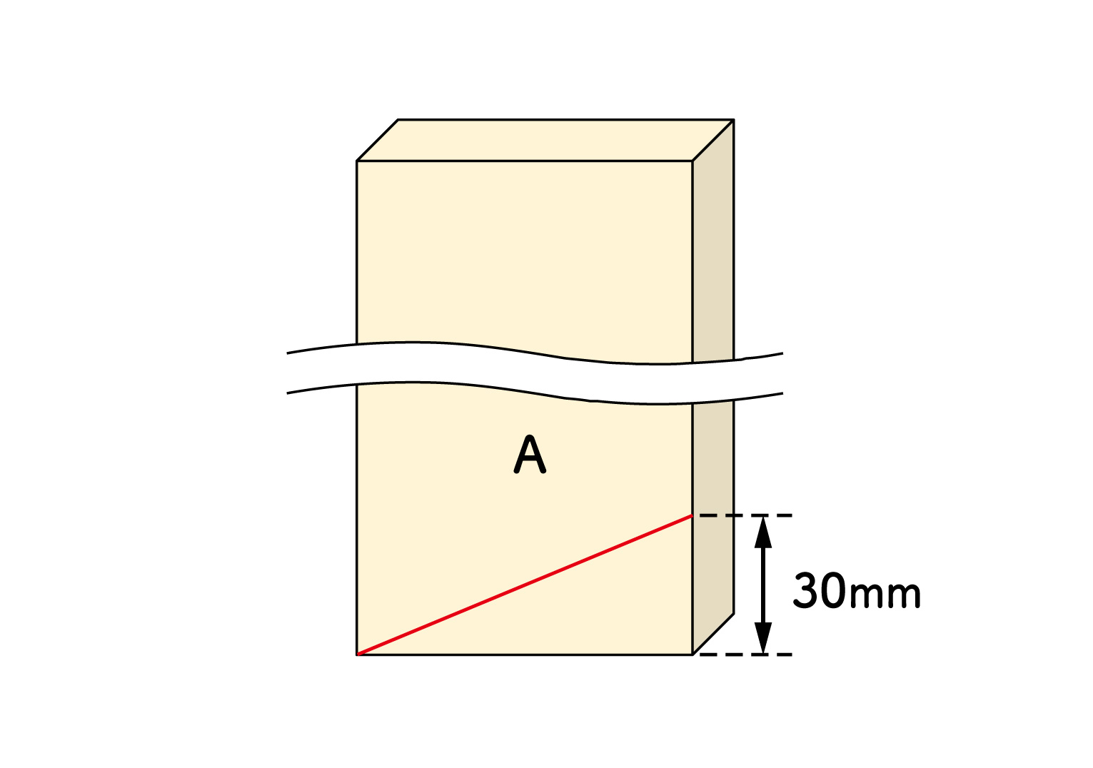 側板をカットする