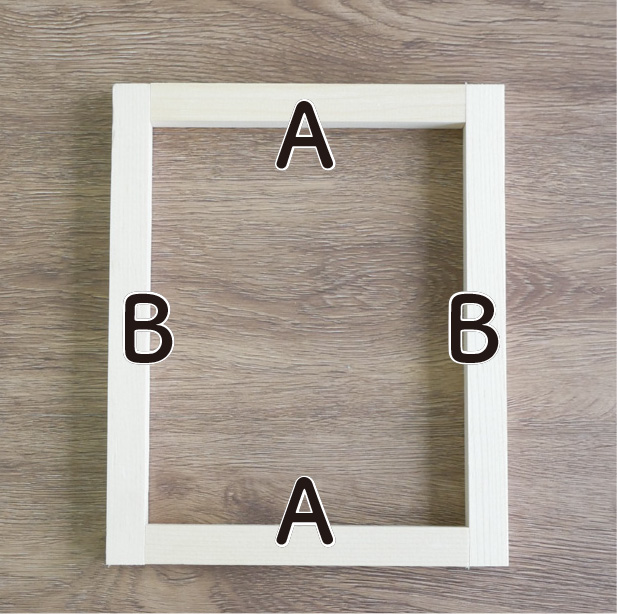 木材、木枠、組み立て