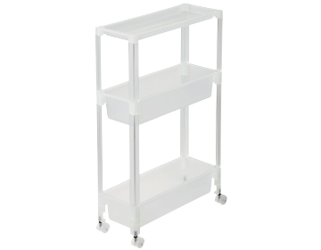 ＤＣＭ すき間ワゴン 3段 スリム