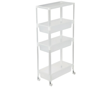 ＤＣＭ すき間ワゴン 4段 ミドル