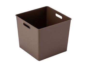 ＤＣＭ 収納ボックス  YL ブラウン 264x264x236mm