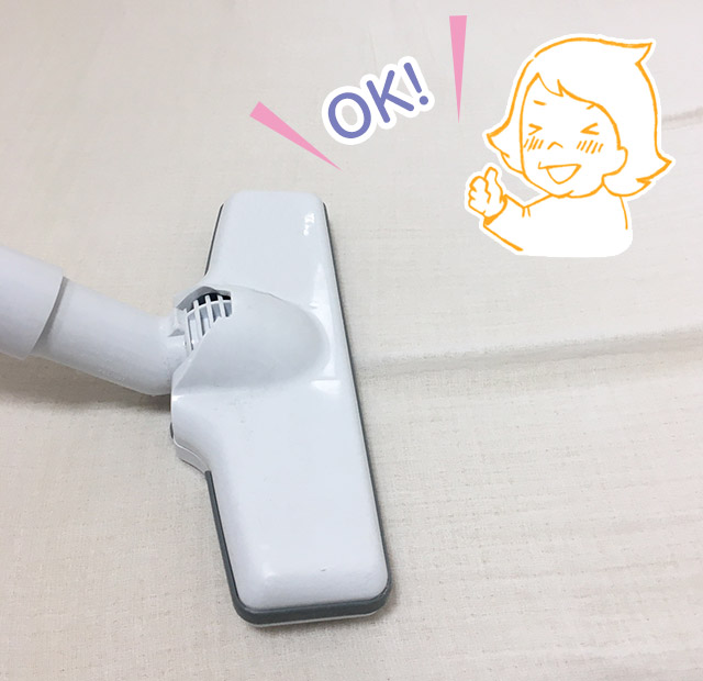 ダニ退治 掃除機で除去