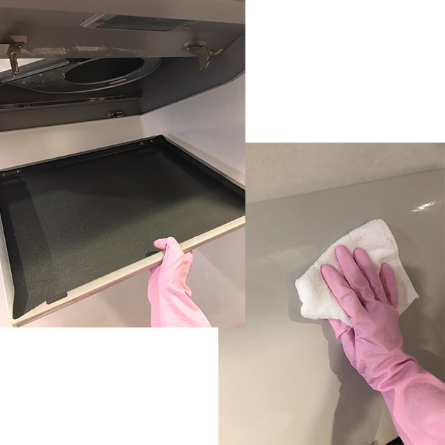 こそうじ 整流板がついているタイプは外す