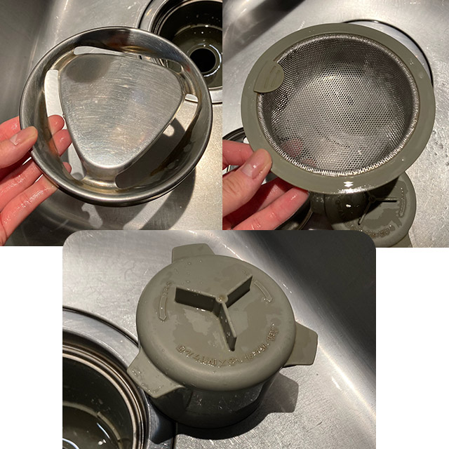 排水口の部品を取り外す