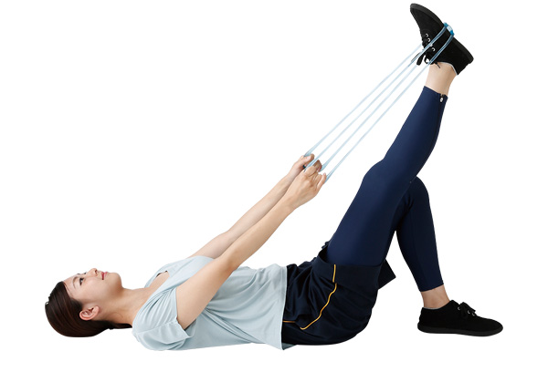 太もものストレッチ