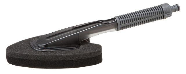 通水できる、柄付きのハンディタイプ