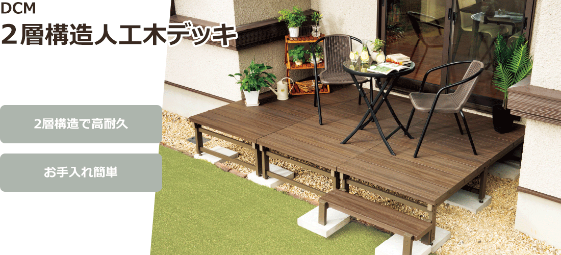 Dcm 2層構造人工木デッキ 商品カテゴリー ガーデニング 商品紹介 dcm Dcm 2層構造人工木デッキ 商品カテゴリー ガーデニング 商品紹介 dcm